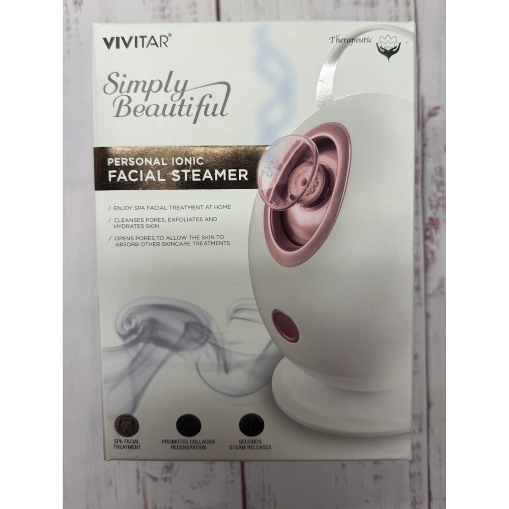 Vivitar Personal Ionic Facial Steamer Simply Beautiful New In Box
